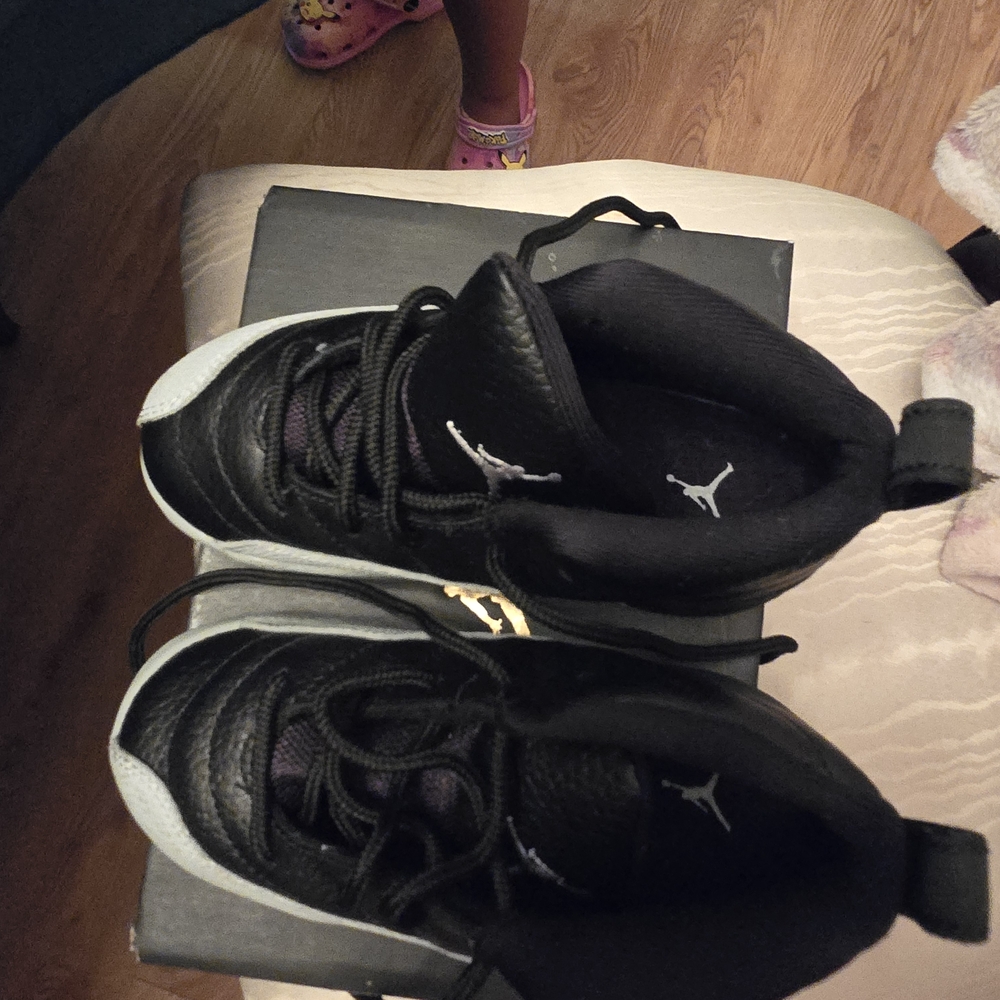 Kids Black and Gray Sneakers